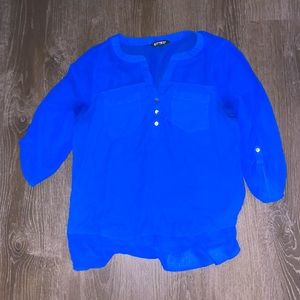 Express Blue Top Size SP
